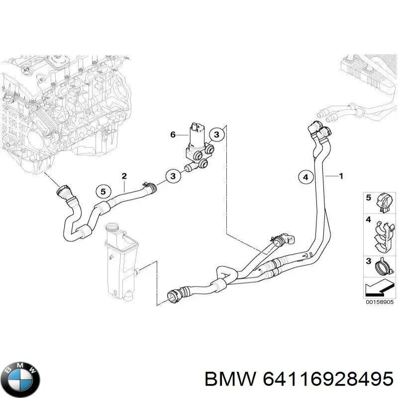 Válvula de calefacción BMW 64116928495 precio, desde 59,74 EUR