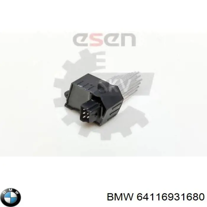 Resistencia de calefacción 64116931680 BMW