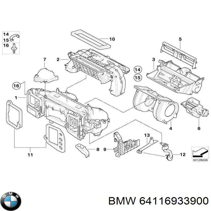  BMW 64116933900 precio, desde 83,52 EUR