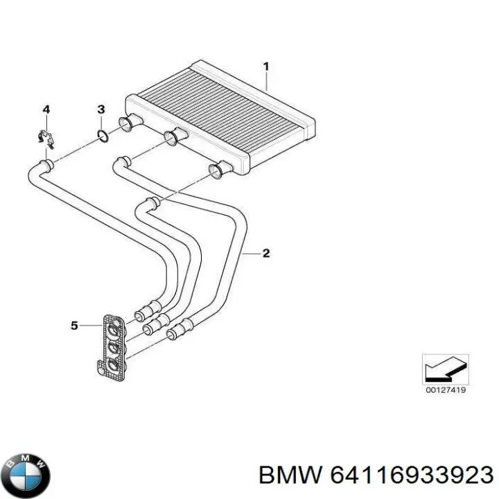 Comprar 64116933923 BMW Junta del adaptador del filtro de aceite