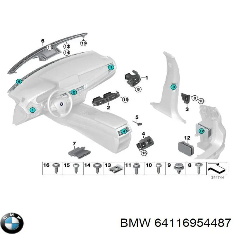 64116954487 BMW