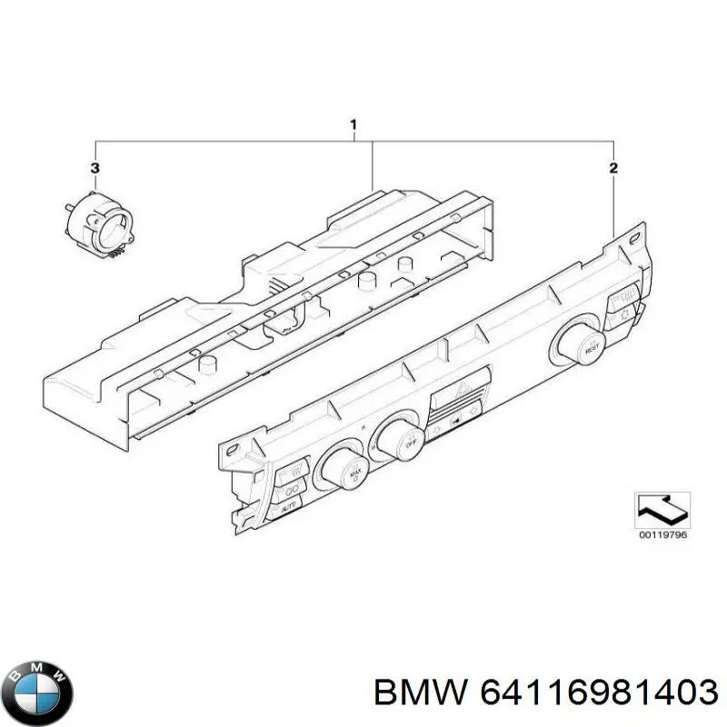 Comprar Unidad de control aire acondicionado BMW 7  E65, E66, E67
