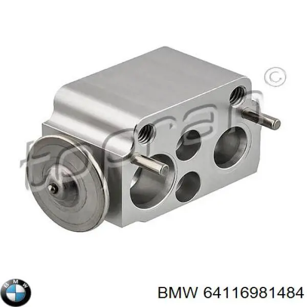 64116981484 BMW válvula de expansión, aire acondicionado