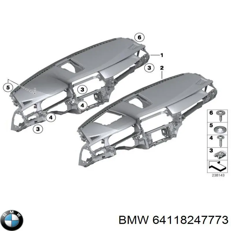  BMW 64118247773 precio, desde 0,03 EUR