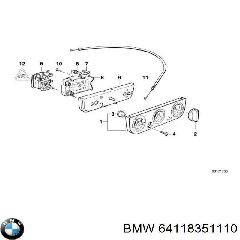Módulo de modos de calefacción/aire acondicionado BMW 5 sedán (E34) (1987 - 1995) precio, desde 75,50 EUR