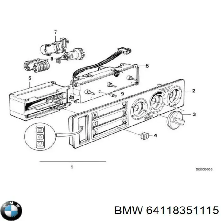  BMW 64118351115 precio, desde 63,89 EUR