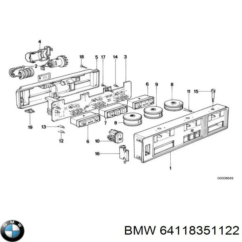  BMW 64118351122 precio, desde 372,39 EUR