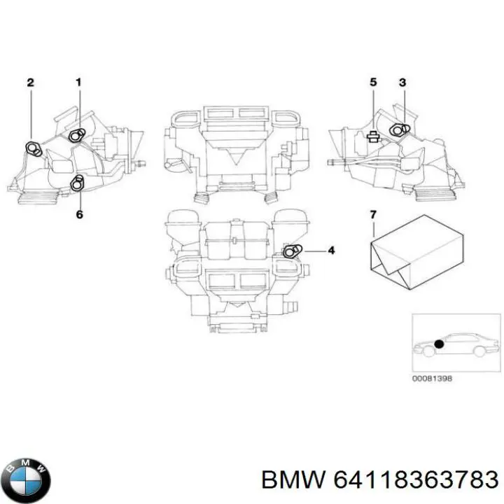 64118363783 BMW 