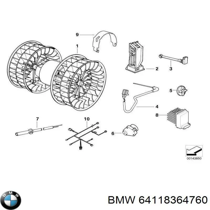 Actuador de compuerta de calefacción BMW 5 familiar (E34) (1991 - 1997) precio, desde 260,72 EUR