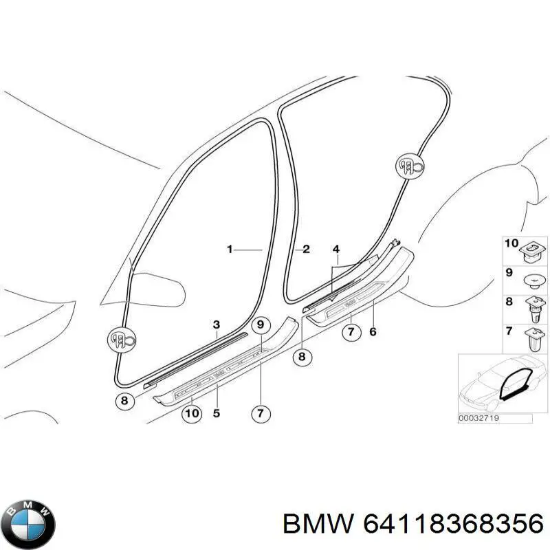 Comprar 64118368356 BMW 
