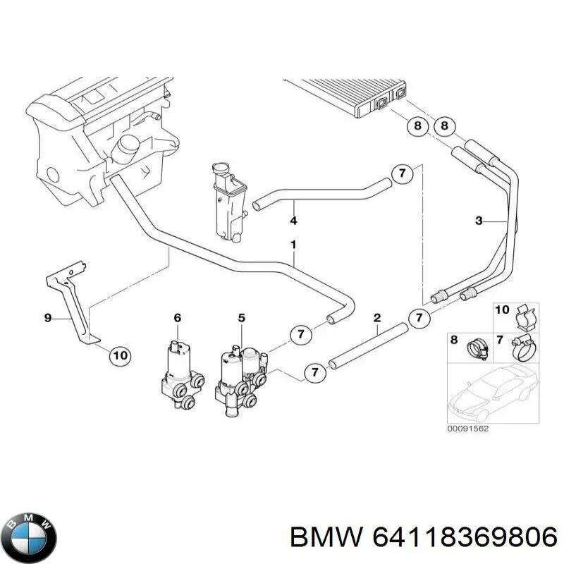 Comprar 64118369806 BMW Bomba de agua eléctrica auxiliar
