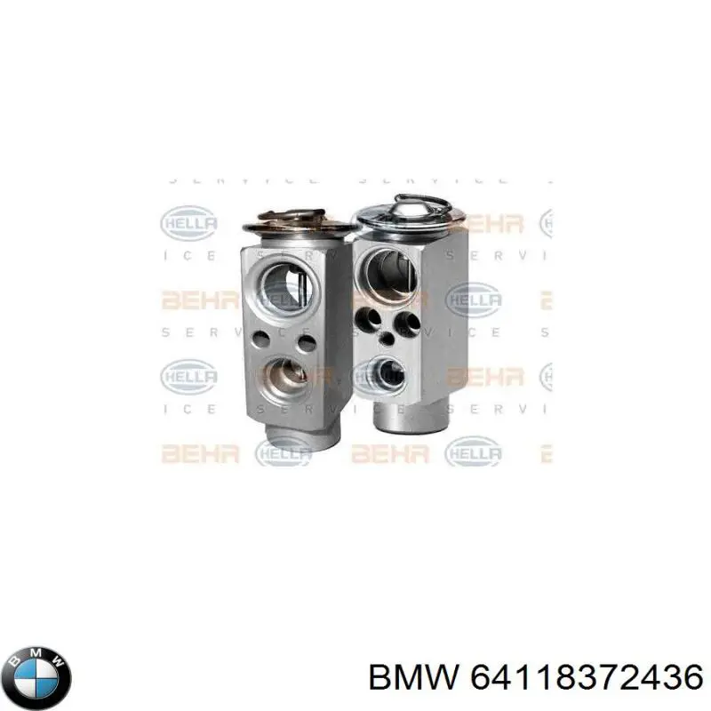 64118372436 BMW válvula de expansión, aire acondicionado
