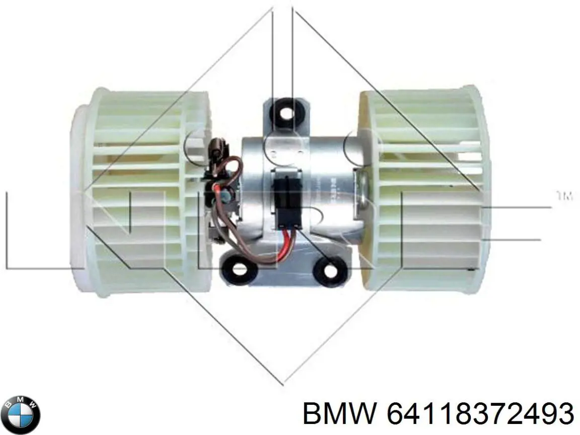 Comprar 64118372493 BMW Motor de calefacción