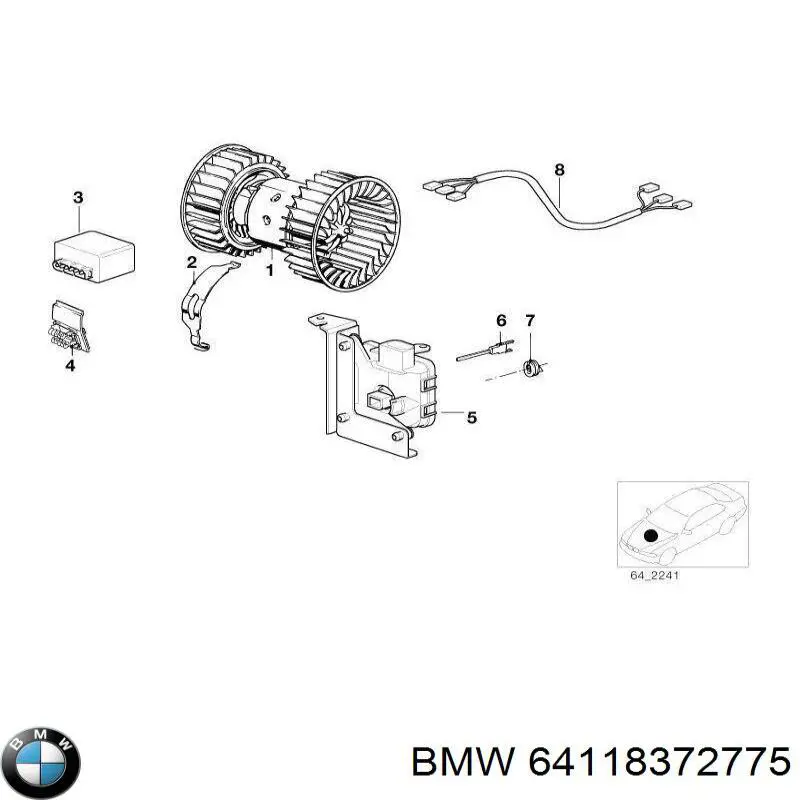 Comprar 64118372775 BMW 