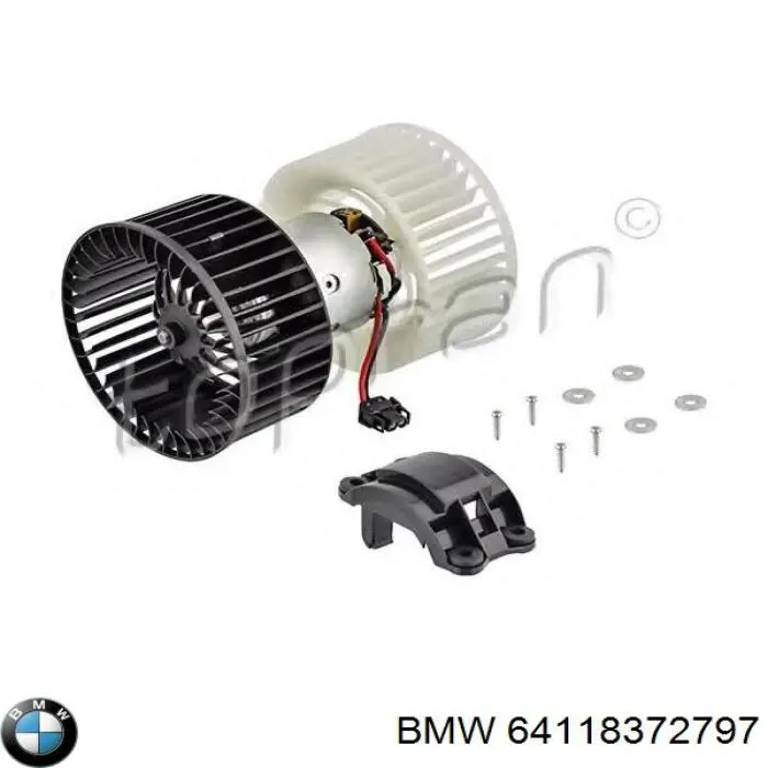 Ventilador habitáculo 64118372797 BMW