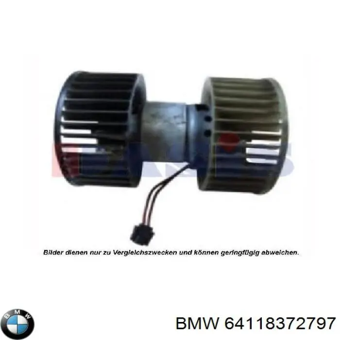 64118372797 BMW ventilador habitáculo