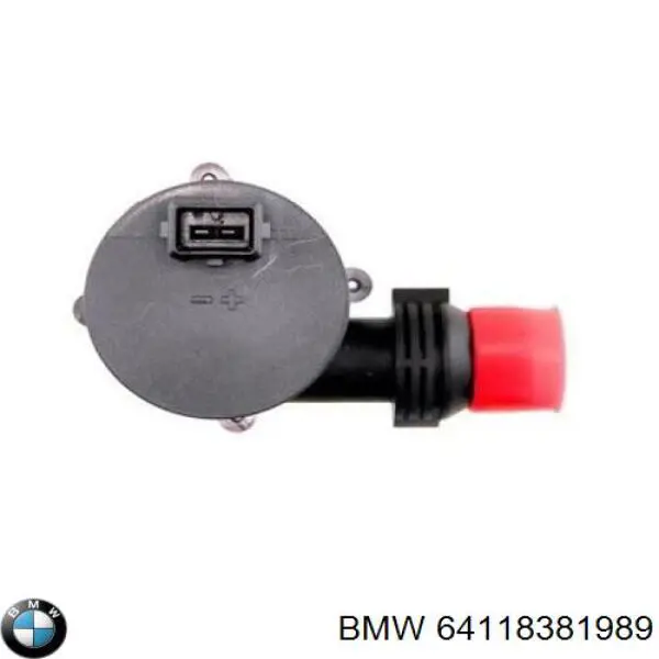 64118381989 BMW bomba de agua, adicional eléctrico