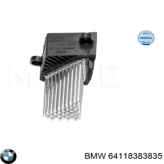 Resistencia de calefacción 64118383835 BMW