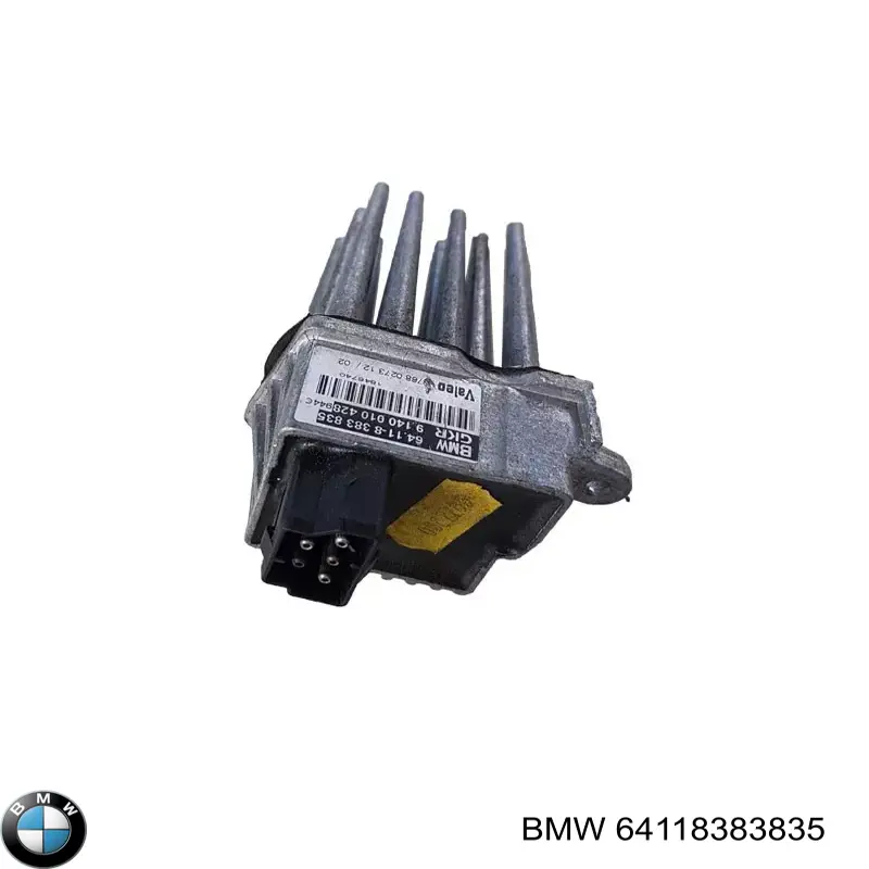 Resitencia, ventilador habitáculo BMW 64118383835