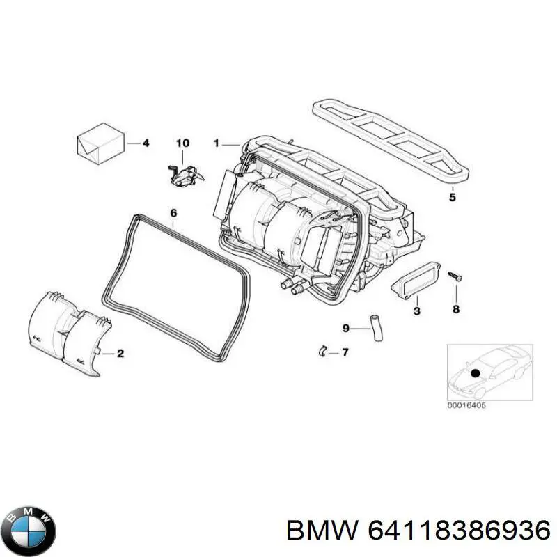 Actuador de compuerta de calefacción BMW 3 sedán (E46) (1998 - 2005) precio, desde 155,50 EUR