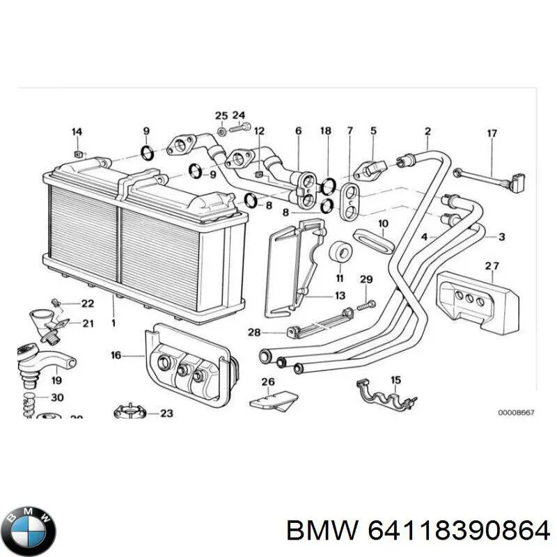 64118390864 BMW