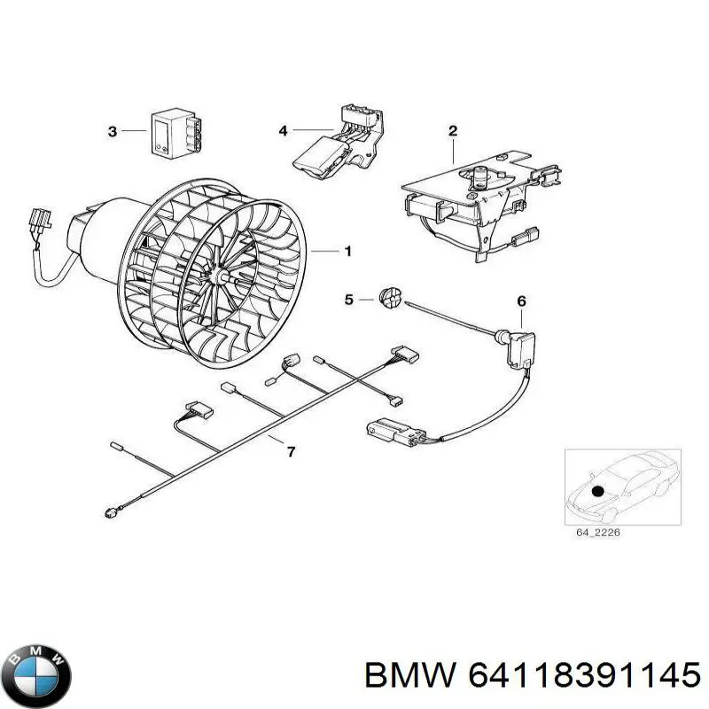 64118391145 BMW