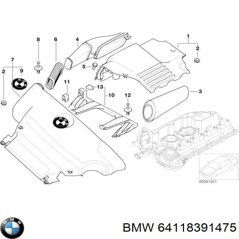  64118391475 BMW