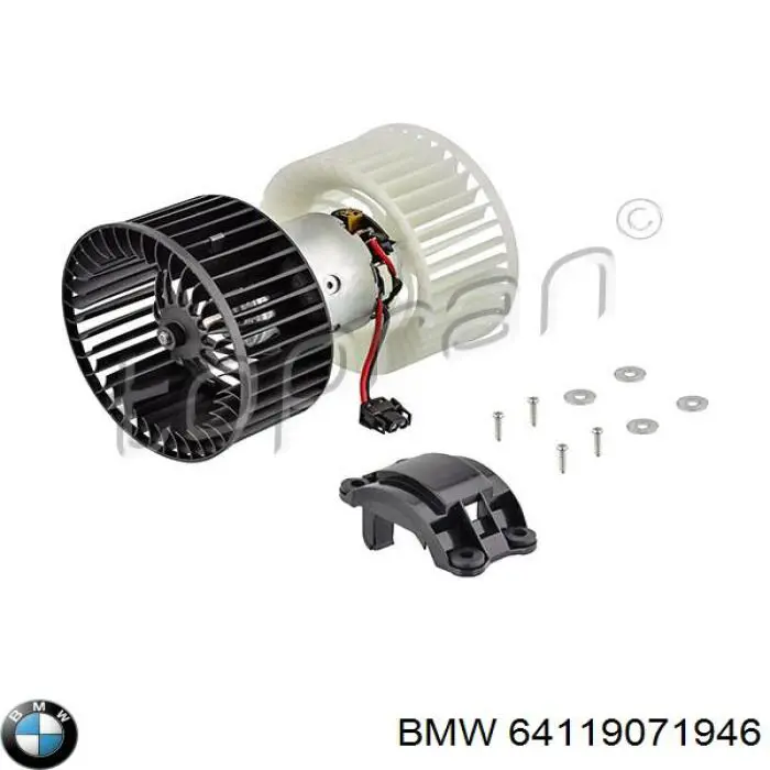 64119071946 BMW motor eléctrico, ventilador habitáculo