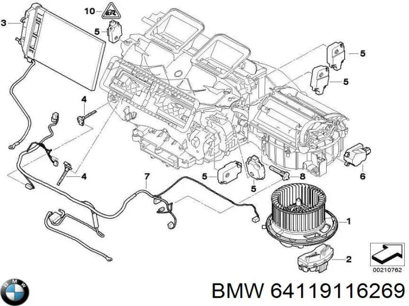 Sensor de temperatura del evaporador BMW 64119116269 precio, desde 15,25 EUR