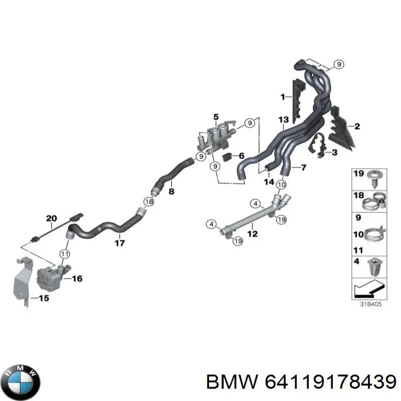  BMW 64119178439 precio, desde 12,77 EUR
