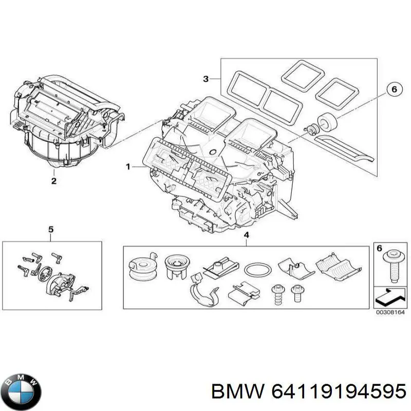 Comprar 64119194595 BMW Radiador calefacción