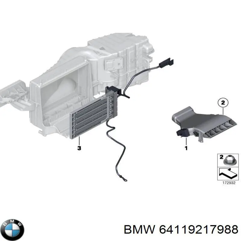 Calentador Electrico Para Sistema De Calefaccion Interior BMW 7 (F01, F02, F03, F04)