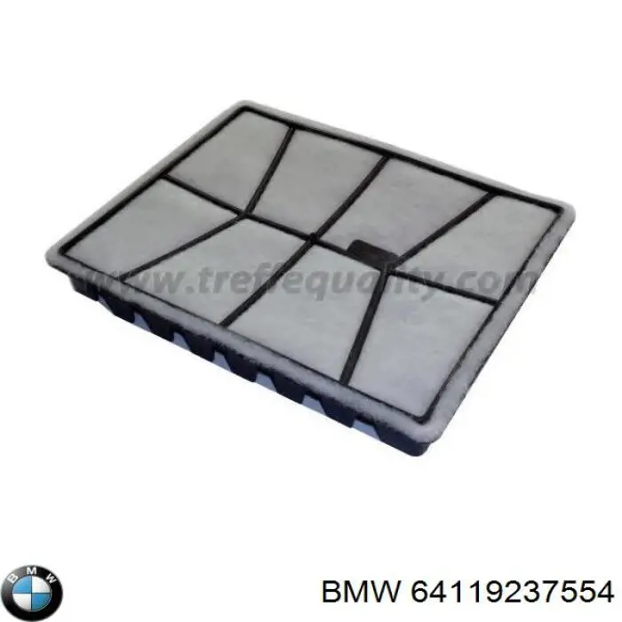 Filtro de cabina BMW 64119237554 precio, desde 11,17 EUR