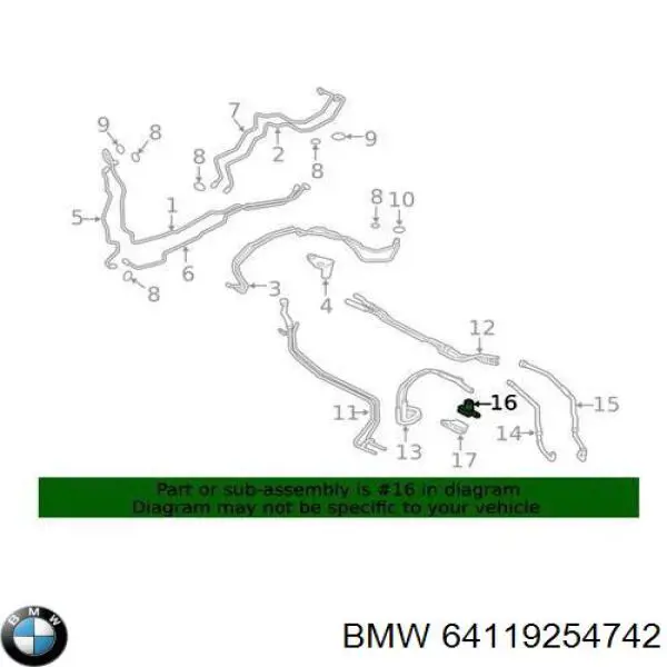 Válvula de control de líquido refrigerante BMW 64119254742 precio, desde 146,65 EUR
