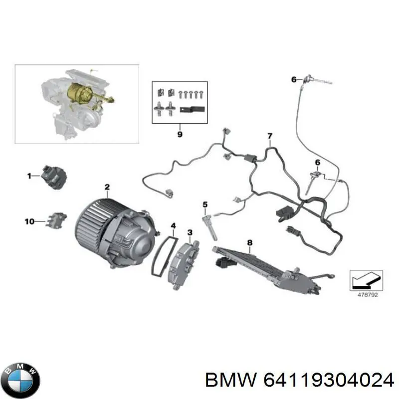 64119304024 BMW