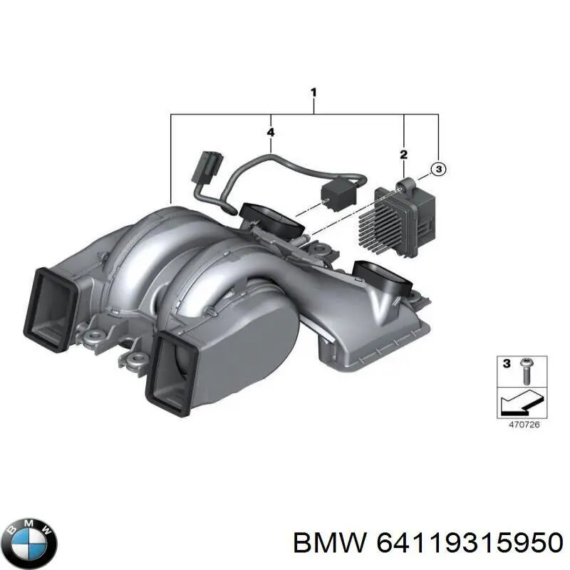 64119315950 BMW