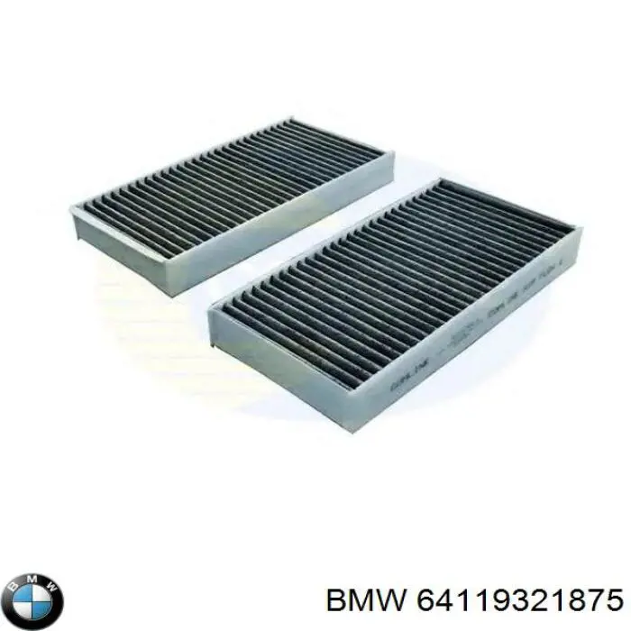 64119321875 BMW filtro habitáculo