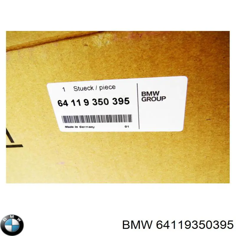 64119350395 BMW ventilador habitáculo