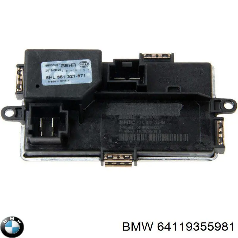 Resistencia de Ventilador BMW 64119355981 precio, desde 64,75 EUR