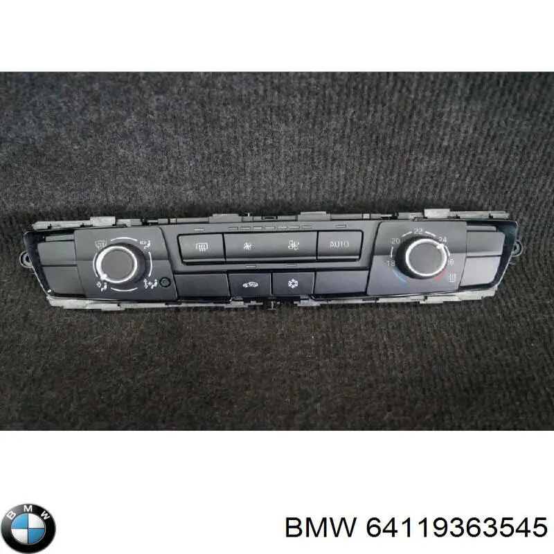 64119363545 BMW unidad de control, calefacción/ventilacion