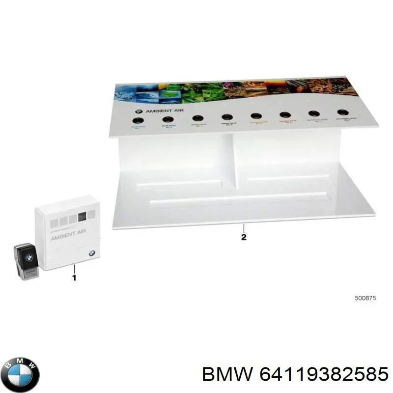 64119382585 BMW aromatizante panel