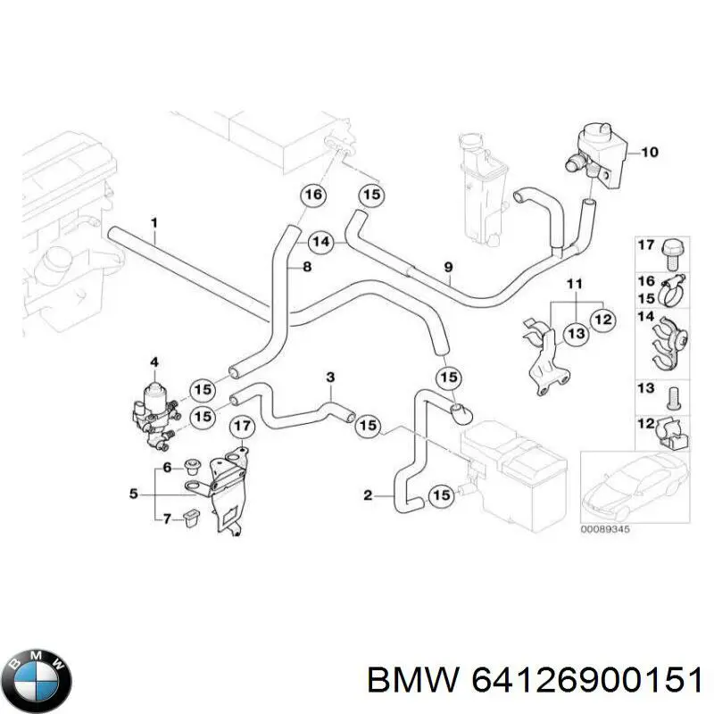  BMW 64126900151 precio, desde 50,08 EUR
