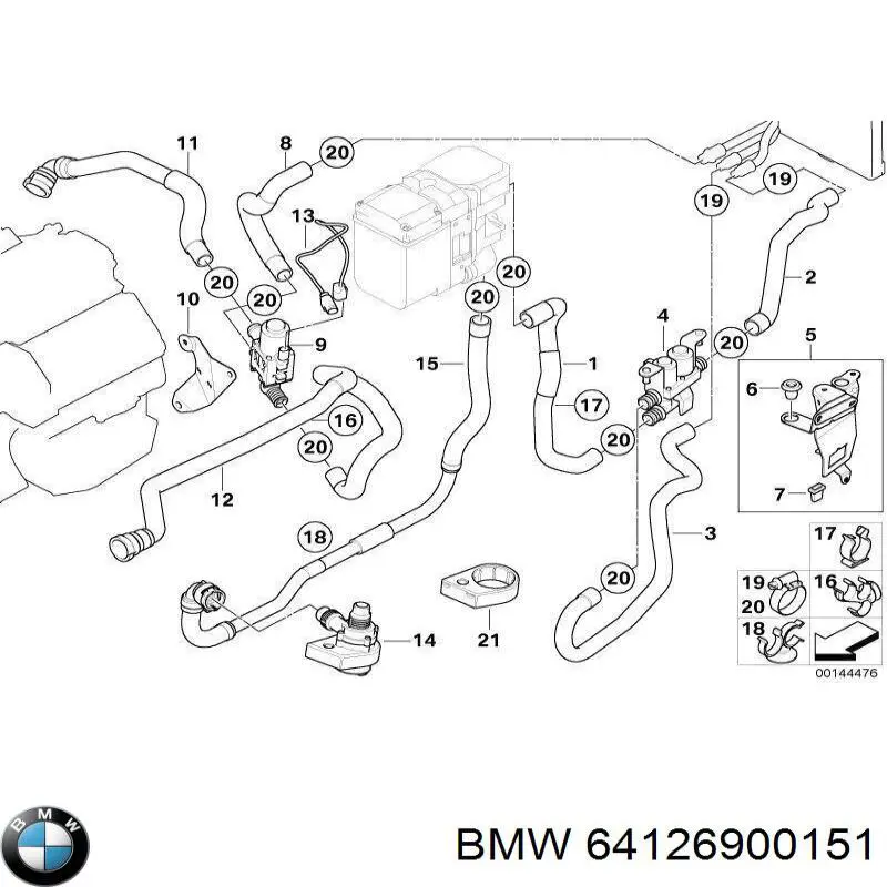 Comprar 64126900151 BMW 