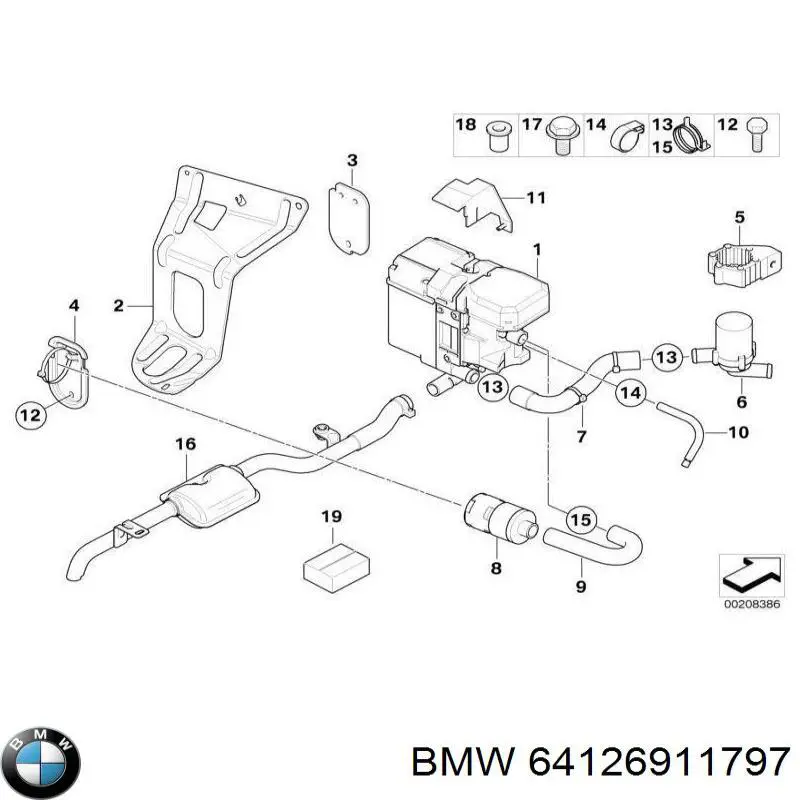 Válvula de calefacción BMW 64126911797 precio, desde 272,98 EUR