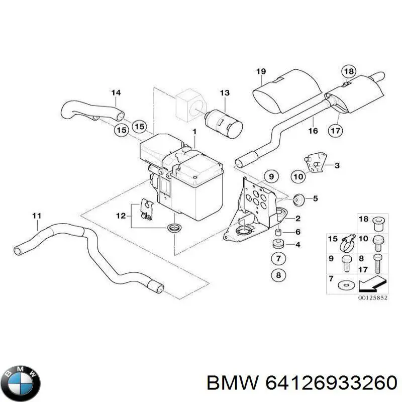  BMW 64126986233 precio, desde 486,42 EUR