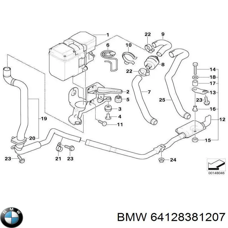 Calefactor autónomo BMW 64128381207 precio, desde 107,45 EUR