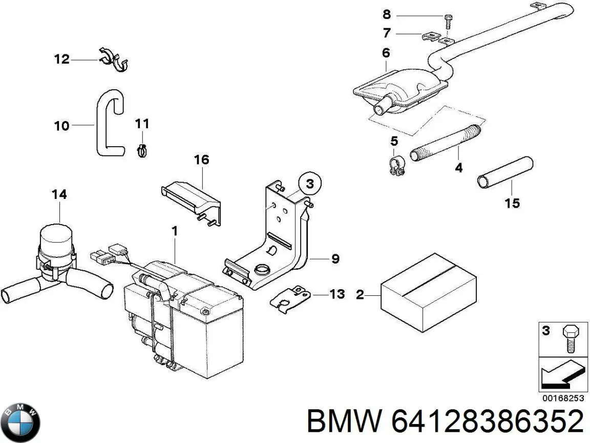 64128386352 BMW