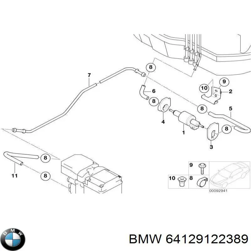 Comprar 64129122389 BMW Unidad de alimentación de combustible