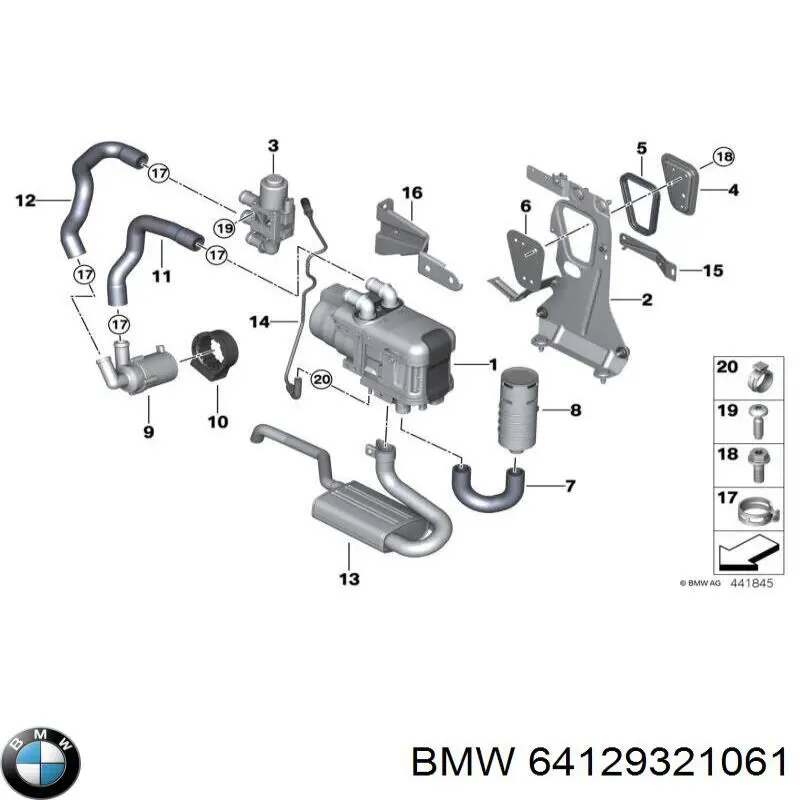 64129321061 BMW