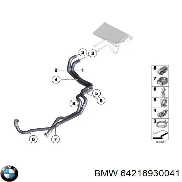 Comprar 64216930041 BMW 